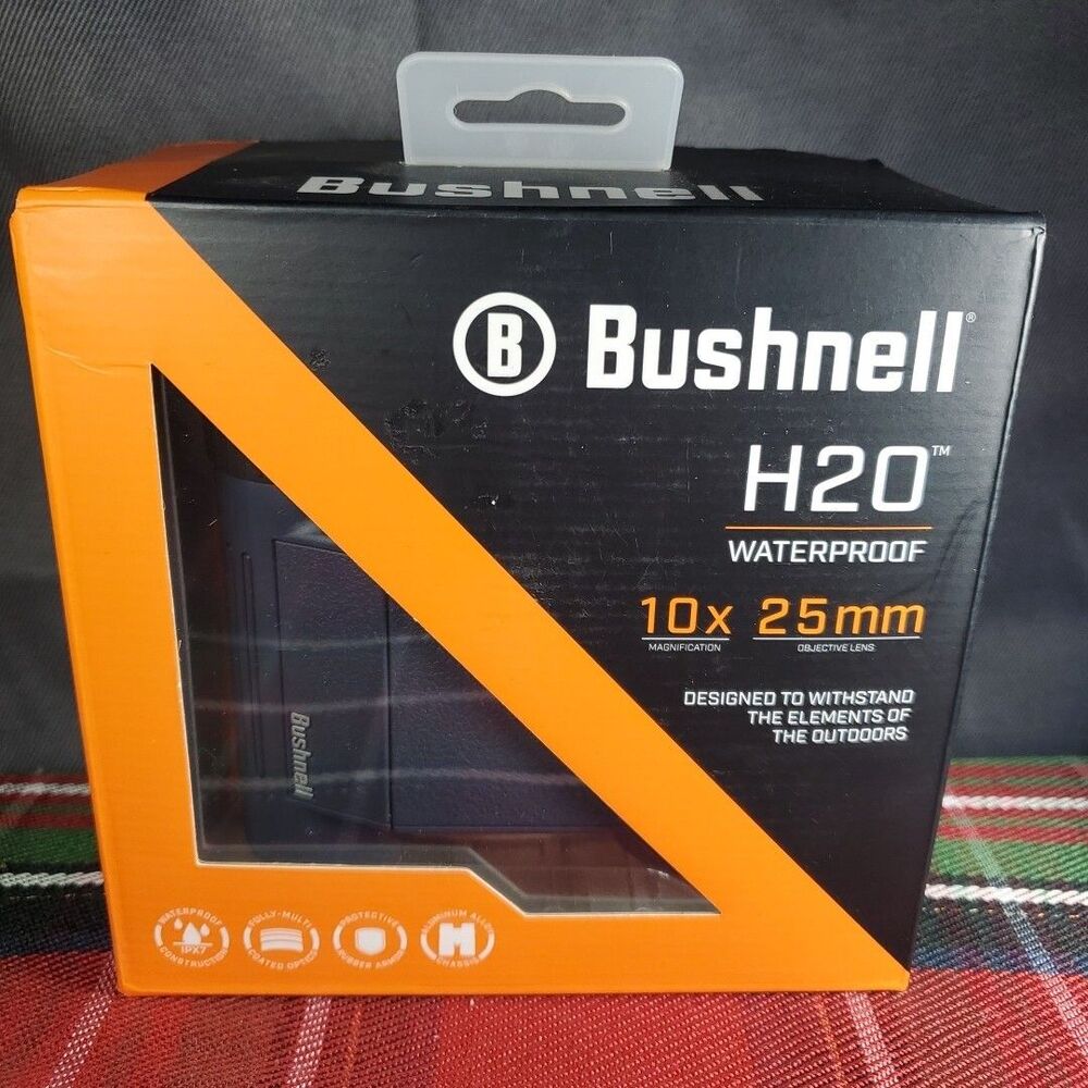 Bushnell 10x25mm H2O Binocular 10x25‎ Waterproof - NEW